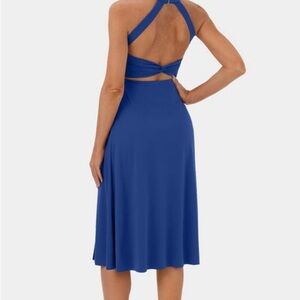 Brand new Halara dress. Blue. Small.